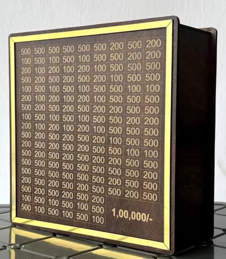 MONEY BANK COLLECT 100000 INR