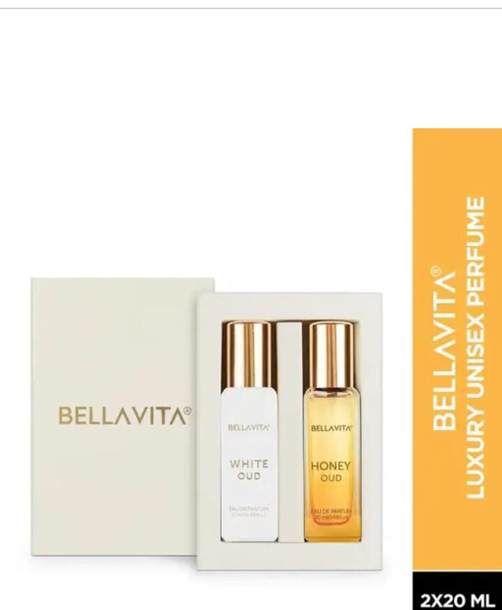 BELLA VITA LUXURY WHITE OUD UNISEX + HONEY OUD COMBO FOR MEN AND WOMEN